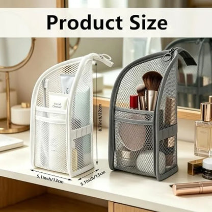 Standing Mesh Toiletry Travel Bag