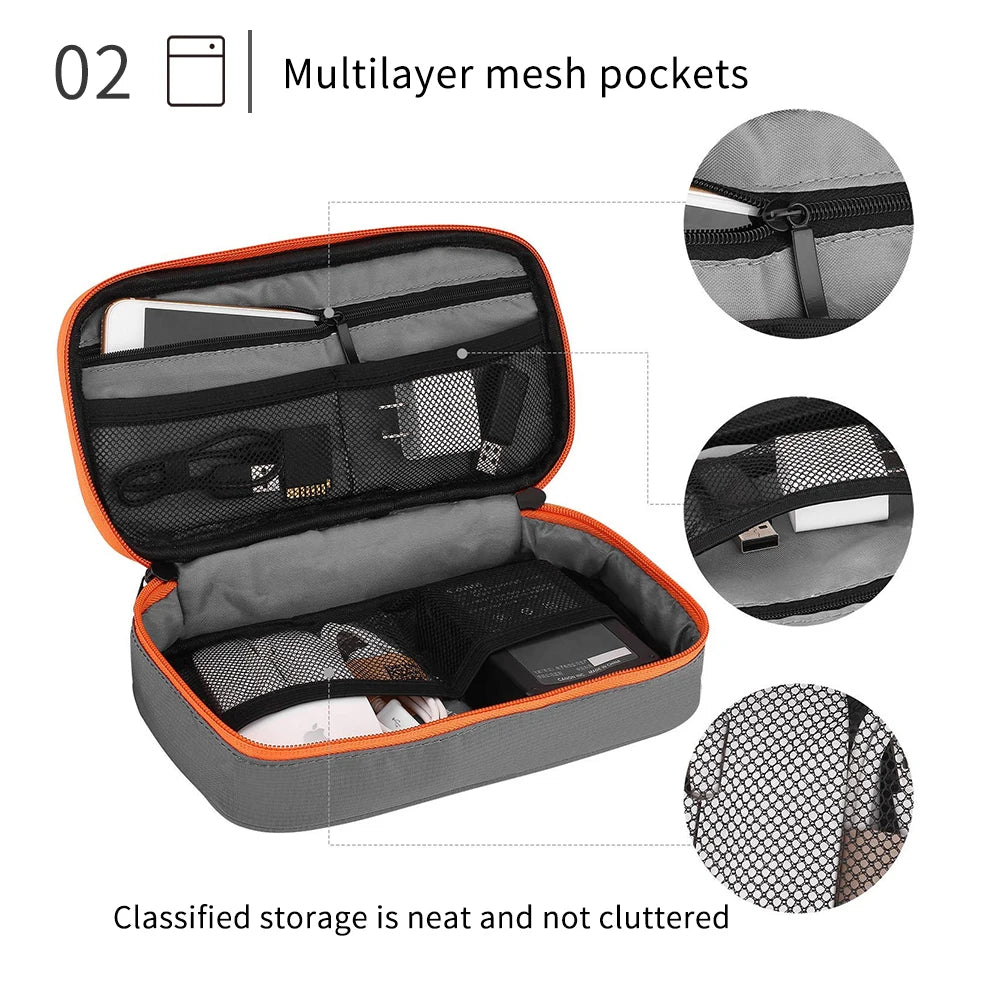 Travel Electronics Organizer Case