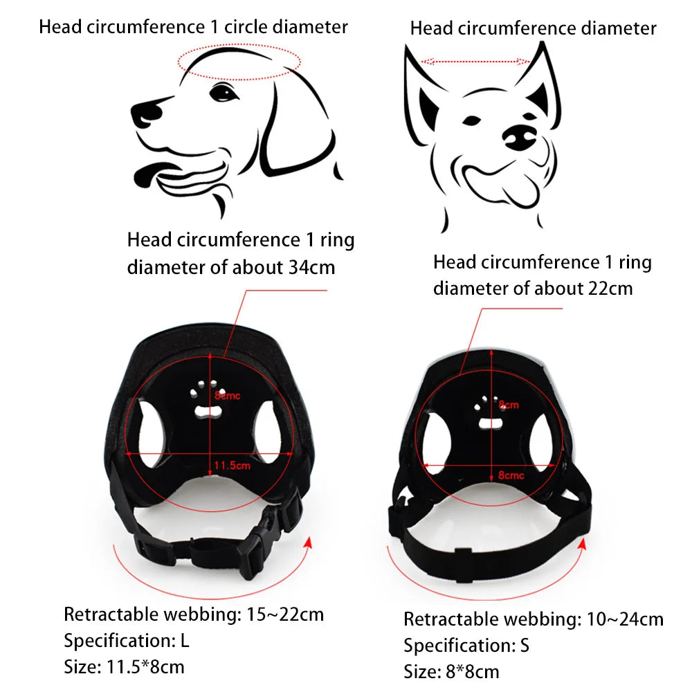 Lightweight Dog Safety Helmet with Ear Openings