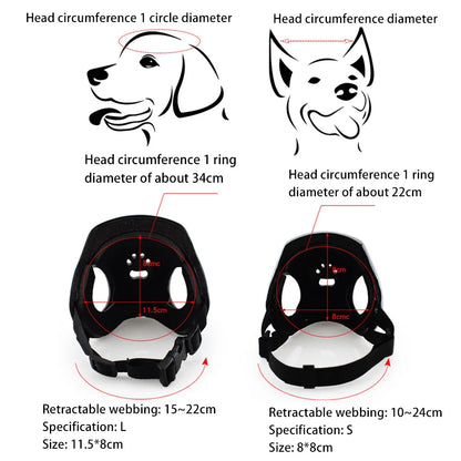 Lightweight Dog Safety Helmet with Ear Openings