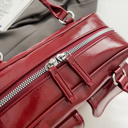 Bow Accent Shoulder Handbag