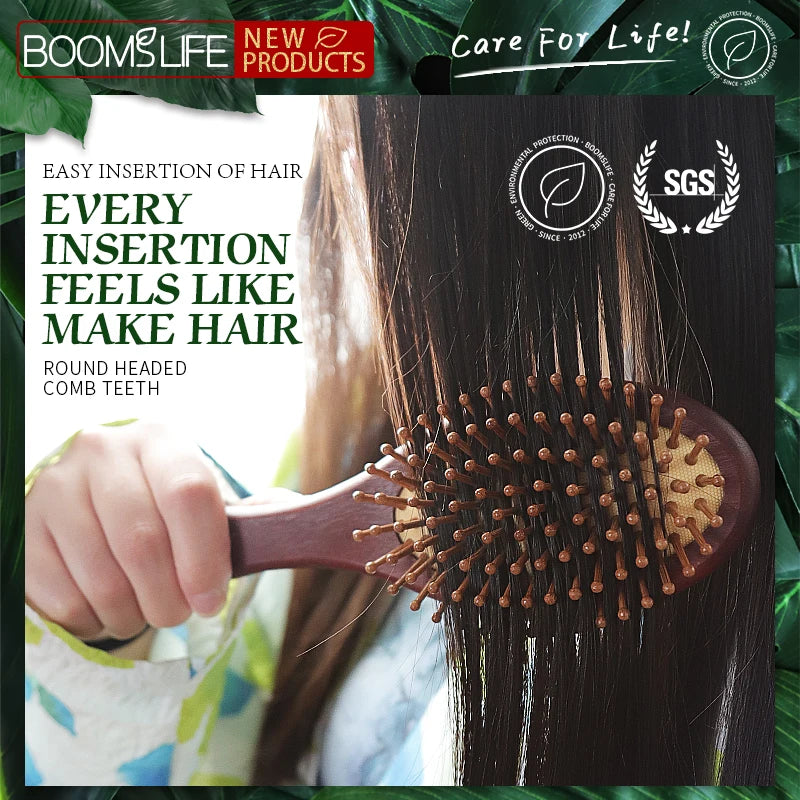 Oak Wood Hair Brush