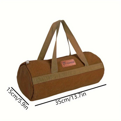 Large Capacity Canvas Camping Tool Storage Bag