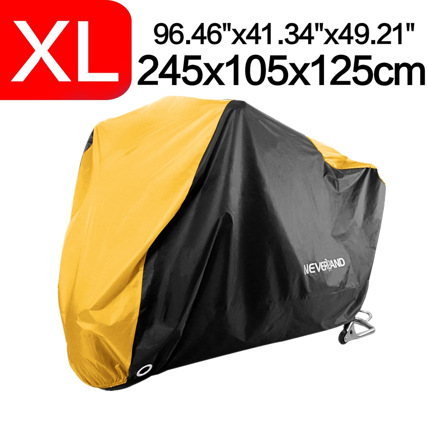 Black Blue Design Waterproof Motorcycle Covers