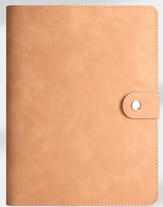 A7 PU Leather 6-Ring Binder Notebook Cover