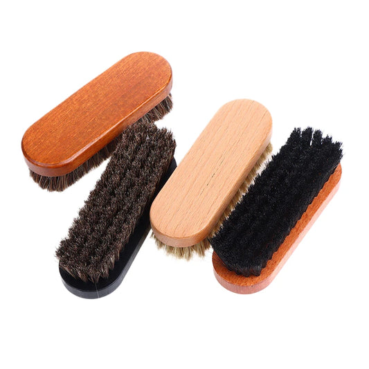 Horsehair Leather Shoe Care Brush