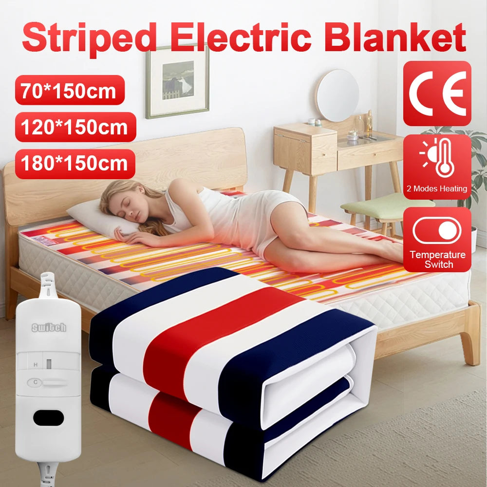 Single Electric Heated Mattress Blanket