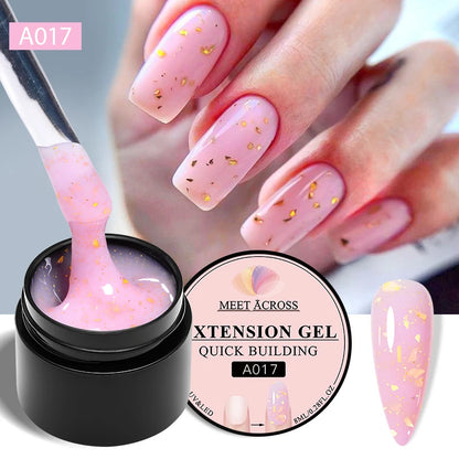 MEET ACROSS 8ML Aurora Extension Gel Polish