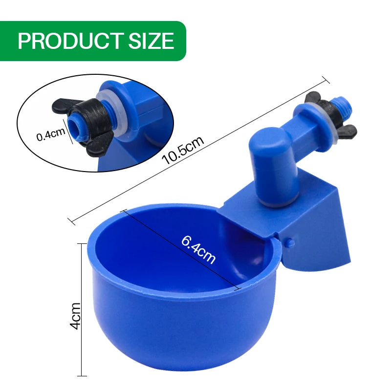 Automatic Chicken Water Cups Set
