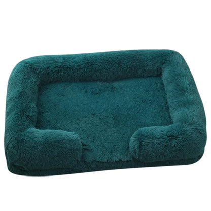 Plush Dog Bed with Removable Cover