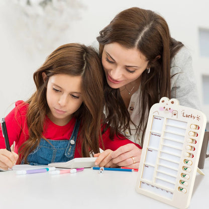 Reusable Kids Chore Chart Checklist Board