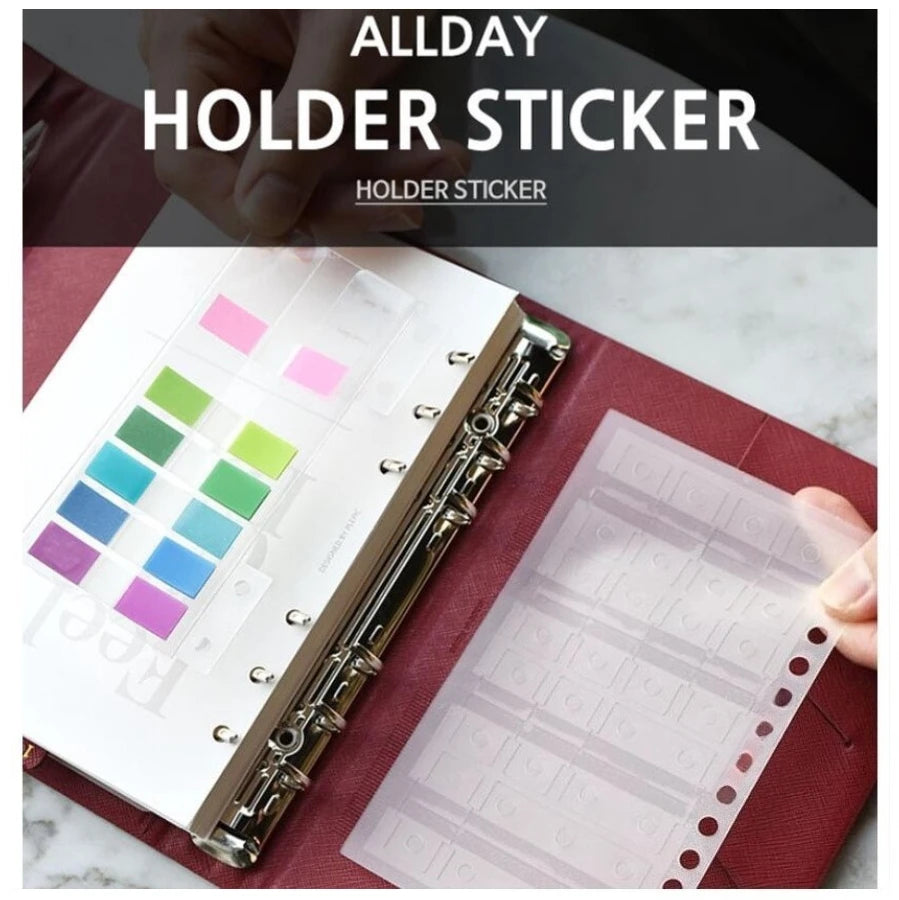 Self-Adhesive Binder Hole Stickers – Planner Reinforcement & Hanging Index Labels