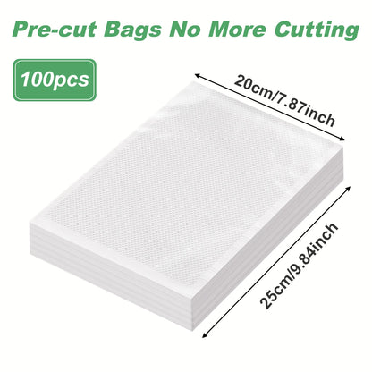 100-Pack BPA-Free Vacuum Sealer Bags