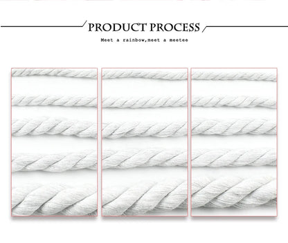 Braided Cotton Macramé Rope Cord