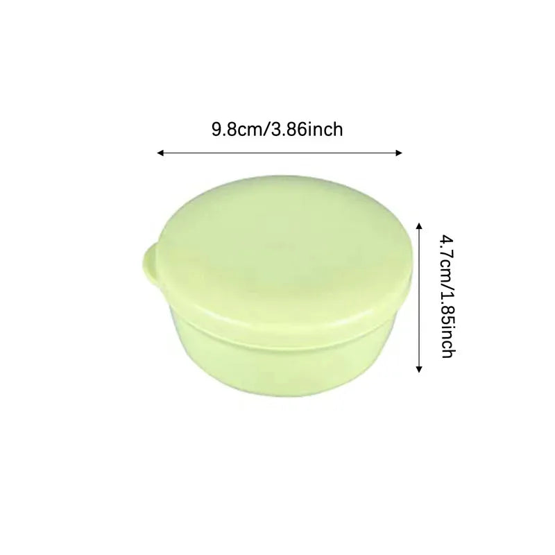 Round Travel Soap Box with Lid