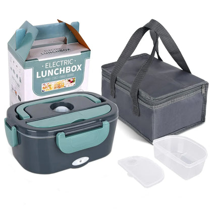 2-in-1 Electric Lunch Box Portable Steamer Food Container