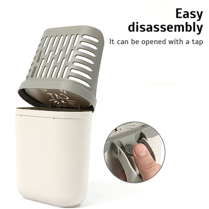 Self-Cleaning Cat Litter Scoop with Waste Bin & Refill Bags