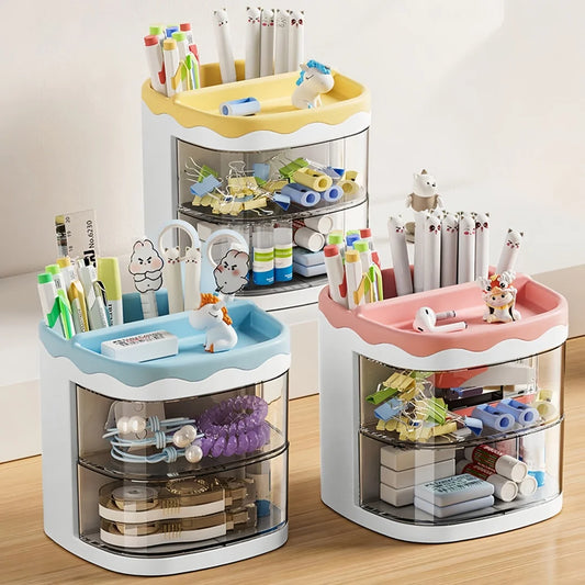 360° Rotating Desktop Pen Holder & Organizer