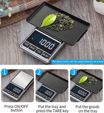 Electronic Pocket Jewelry Scale with 0.01g Precision