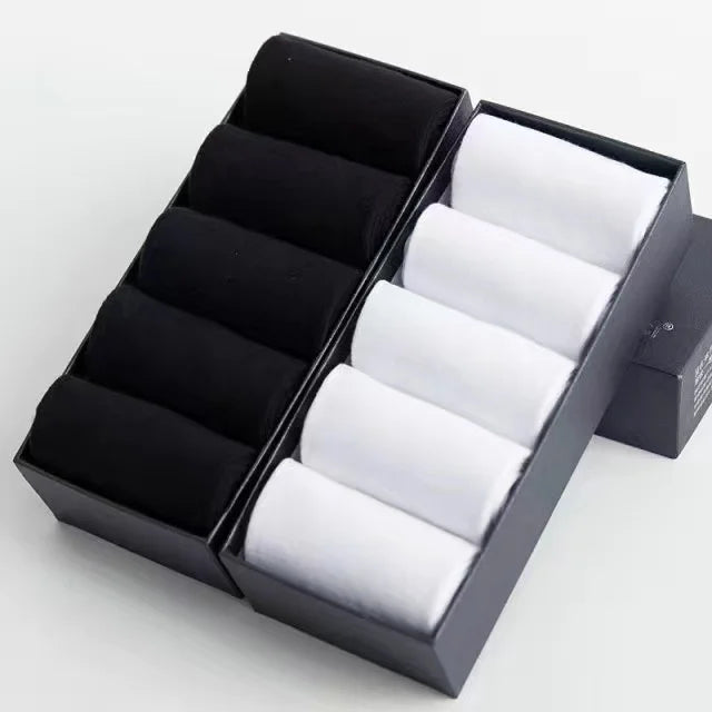 Men’s Cotton Business Crew Socks 10 Pairs