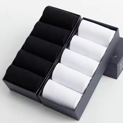 Men’s Cotton Business Crew Socks 10 Pairs