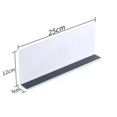 Clear PVC Shelf Dividers Organizer