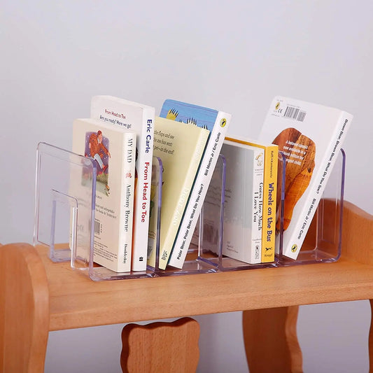 Clear Acrylic Desk File Organizer Set
