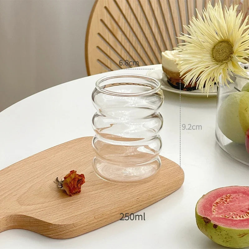 Heat-Resistant Glass Coffee Mug