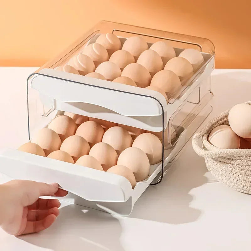 Stackable Refrigerator Egg Storage Drawer