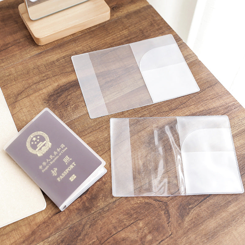 Transparent PVC Passport & Travel Document Holder