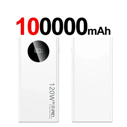 Lenovo 120W Fast Charging Power Bank with Digital Display