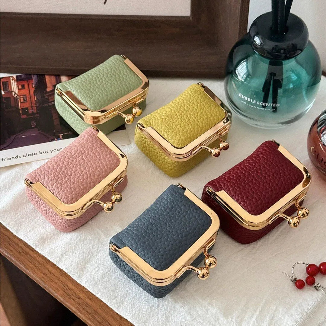 Mini Kiss Lock Jewelry Pouch