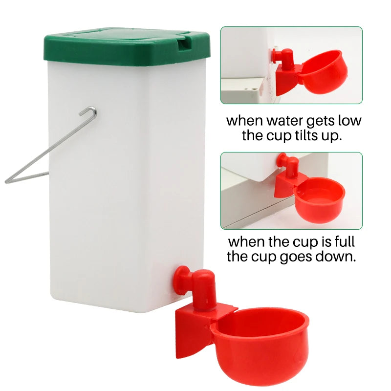 1000ml Automatic Rabbit Water Bottle with Bowl