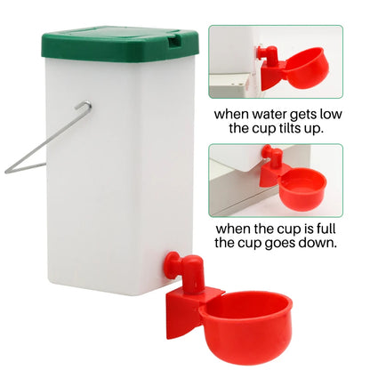 1000ml Automatic Rabbit Water Bottle with Bowl