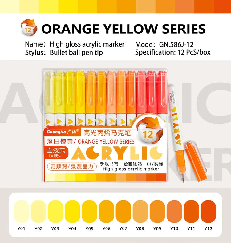 High Gloss Acrylic Paint Markers