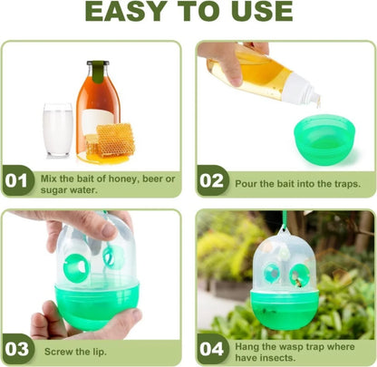 Reusable Hanging Fly & Wasp Trap