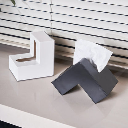 Modern Right Angle Tissue Box Holder