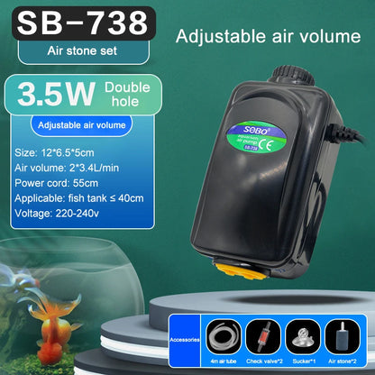 SOBO Silent Aquarium Air Pump