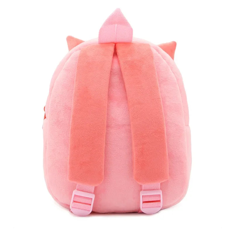 3D Cartoon Plush Kids Backpack