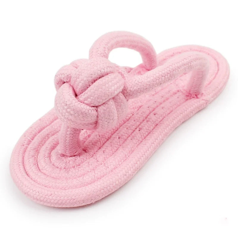 Cotton Rope Slipper Dog Chew Toy