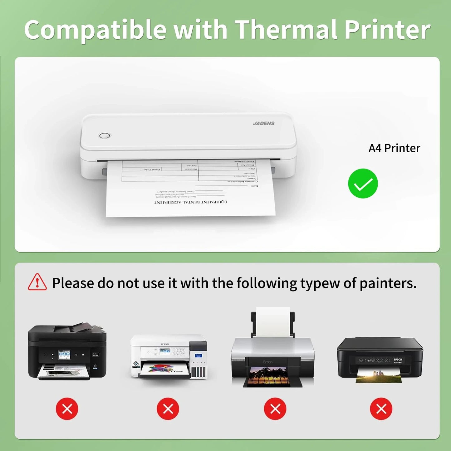 A4 Thermal Printer Paper Roll
