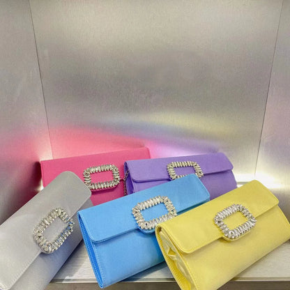 Satin Prom Evening Clutch Bag