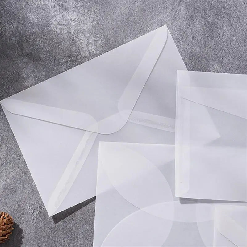 Semi-Transparent Vellum Paper Envelopes