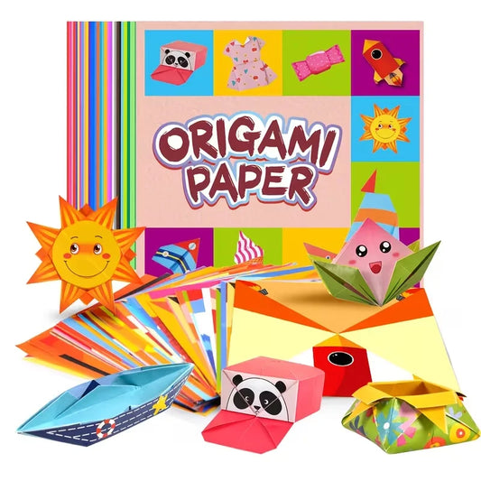 Creative Origami Paper Set with Instruction Booklet