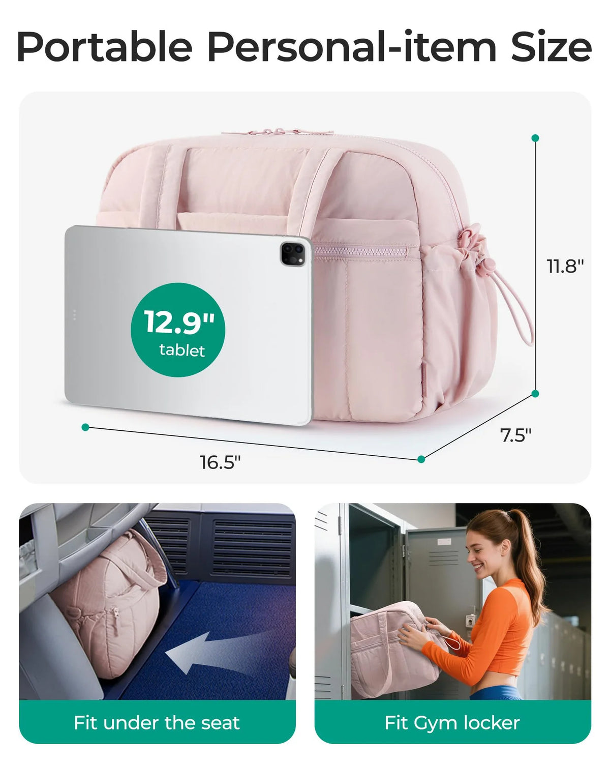 Large Capacity Baby Diaper Duffel Bag
