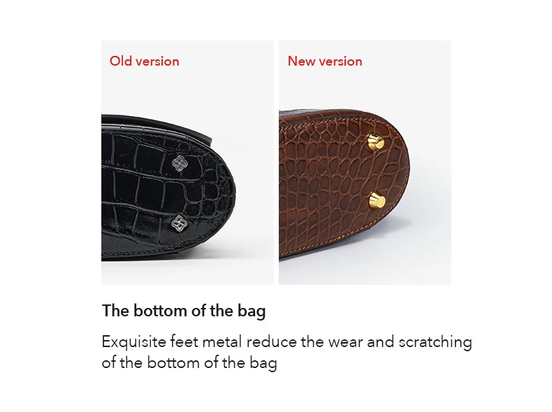 Women’s Premium Leather Top Handle Shoulder Bag