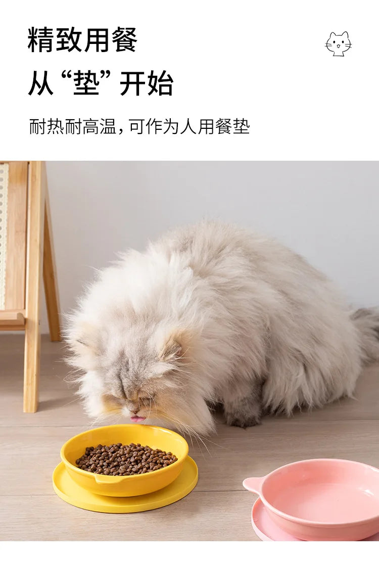 Waterproof Non-Slip Pet Bowl Mat for Dogs & Cats