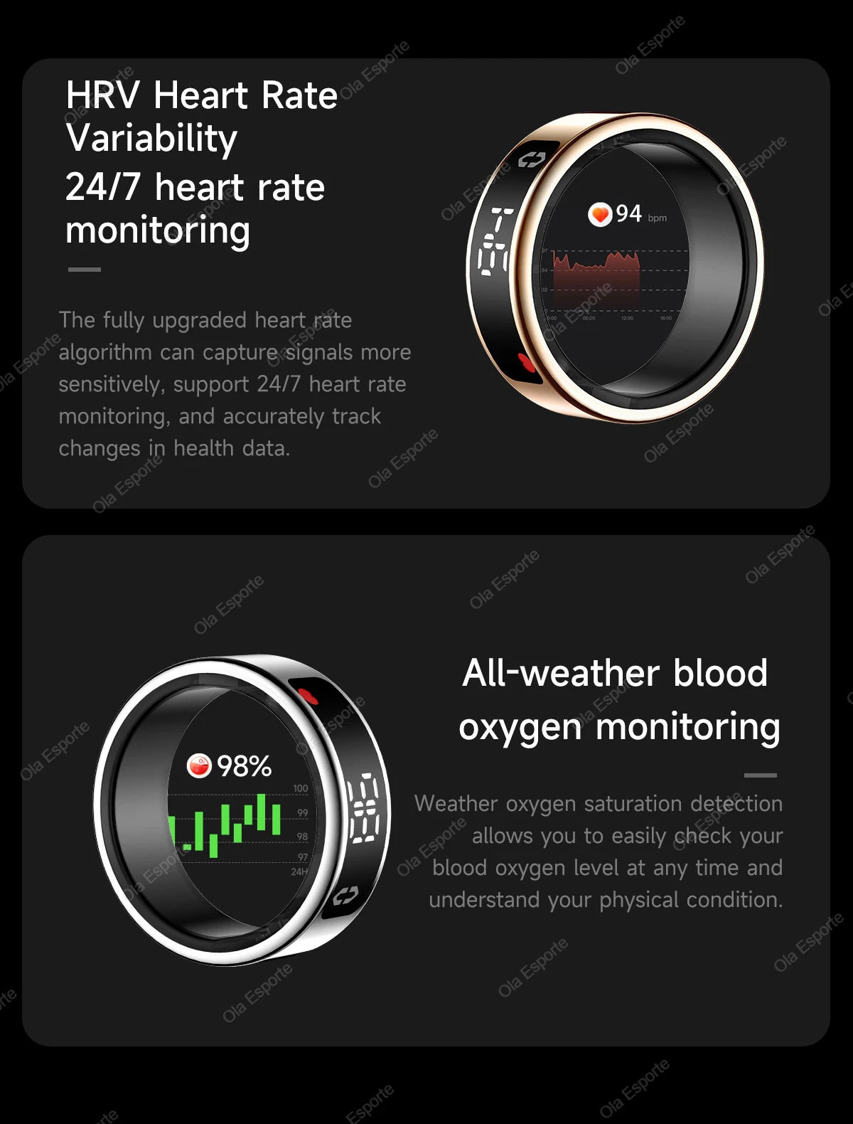 Smart Fitness Tracking Ring
