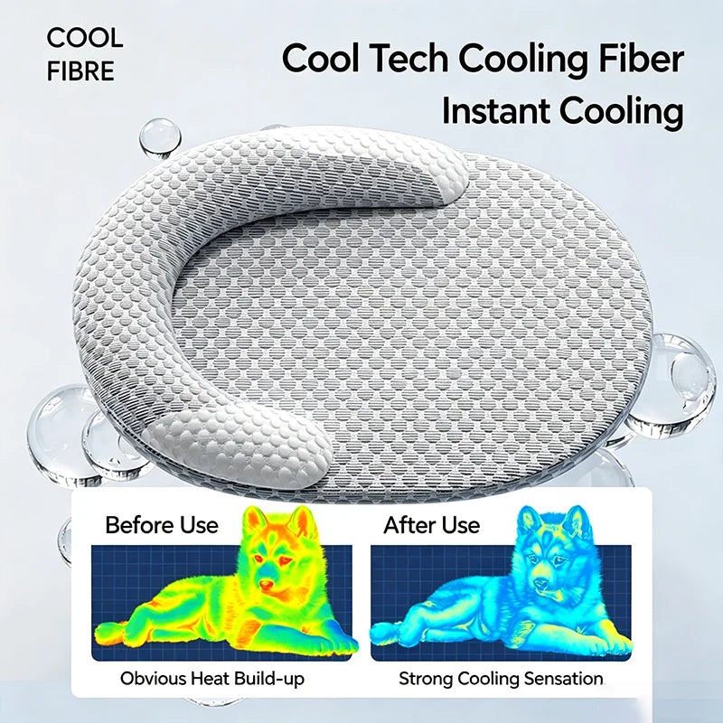 Ice Silk Cooling Pet Bed Mat