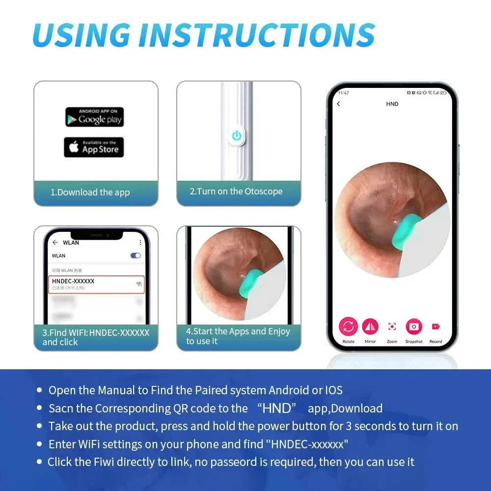 Smart Visual Ear Cleaner Camera